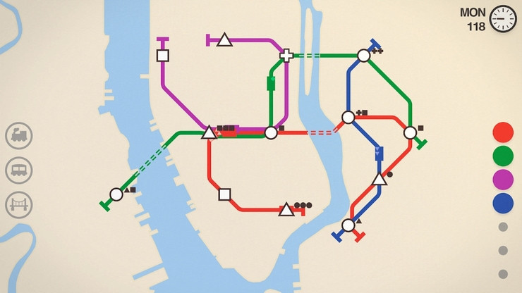 Mini Metro game picture